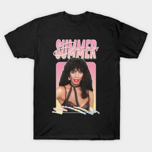 Donna Summer / Retro Style Fan Art Design T-Shirt